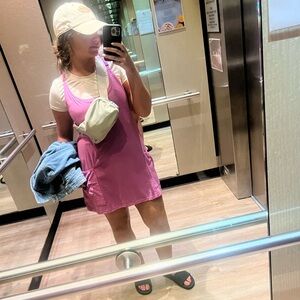 Casual Magenta Sleeveless Romper